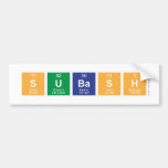 SUBASH  Bumper Stickers