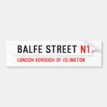 Balfe Street  Bumper Stickers