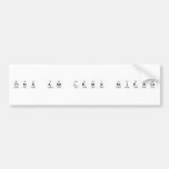 Think and learn science  Bumper Stickers