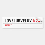 Lovelurveluv  Bumper Stickers