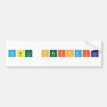 Tabla periodica  Bumper Stickers