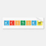 mrsthomas  Bumper Stickers