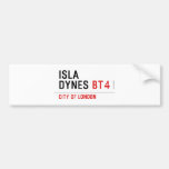 Isla  Dynes  Bumper Stickers