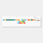 Congratulations YasmjnePeriodic
 Table
 Writer  Bumper Stickers