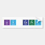 Liv Capra  Bumper Stickers