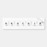 DROZDIK  Bumper Stickers
