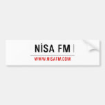NİSA FM  Bumper Stickers