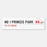 No 1 Princes Park   Bumper Stickers