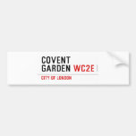 covent garden  Bumper Stickers