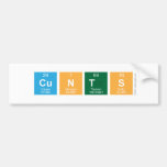 CUNTS  Bumper Stickers