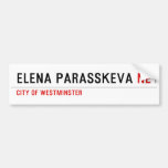 ELENA PARASSKEVA  Bumper Stickers