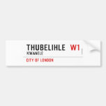 Thubelihle   Bumper Stickers