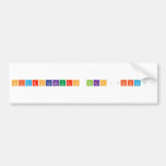 hidrocarburo policíclico   Bumper Stickers