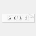 Geeky  Bumper Stickers