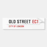 old street  Bumper Stickers