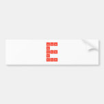 HeHeHe
          He
 HeHeHe
 He
 HeHeHe  Bumper Stickers
