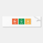 Bruh  Bumper Stickers