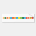 PeriodicTableWriter  Bumper Stickers