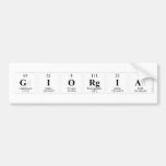 giorgia  Bumper Stickers
