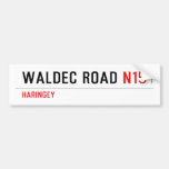 WALDEC ROAD  Bumper Stickers
