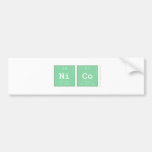 Nico  Bumper Stickers