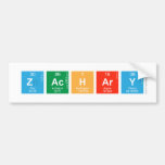Zachary   Bumper Stickers