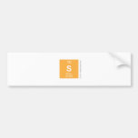 S  Bumper Stickers