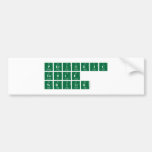 Periodic
 Table
 Writer  Bumper Stickers
