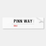 Pinn Way  Bumper Stickers