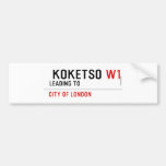  Koketso  Bumper Stickers