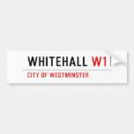 WHITEHALL  Bumper Stickers