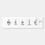 Rachid  Bumper Stickers