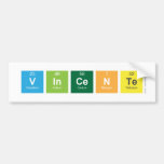 Vincente  Bumper Stickers