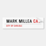 Mark millea  Bumper Stickers