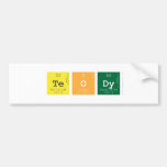 teody  Bumper Stickers