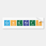 congrats  Bumper Stickers