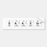 Saavin  Bumper Stickers