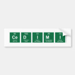 CEDIMI  Bumper Stickers
