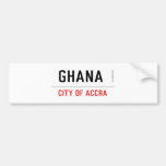 GHANA  Bumper Stickers