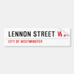 Lennon Street  Bumper Stickers