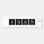 Stealth  Bumper Stickers
