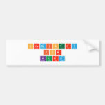 Chemistry
 For
 Kurd  Bumper Stickers