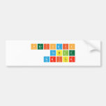 Periodic
 Table
 Writer  Bumper Stickers