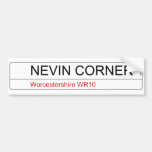     NEVIN CORNER  Bumper Stickers