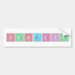 Sangria  Bumper Stickers