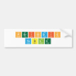 Periodic
 Table  Bumper Stickers