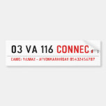 03 VA 116  Bumper Stickers