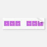 KARLA RAMOS  Bumper Stickers