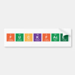 Fuckface  Bumper Stickers