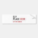 Ely Place  Bumper Stickers